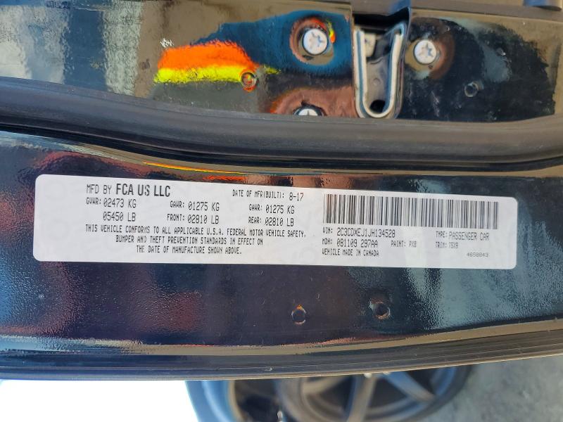 Продаж на аукціоні авто 2018 Dodge Charger, vin: 2C3CDXEJ1JH134528, номер лоту: 61174596