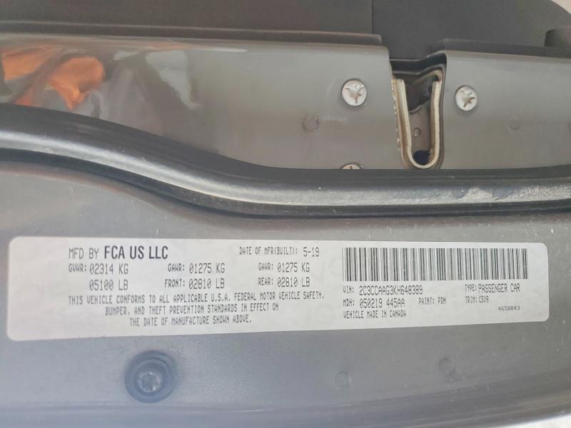 Aukcja sprzedaży 2019 Chrysler 300, vin: 2C3CCAAG3KH648389, numer aukcji: 59712656