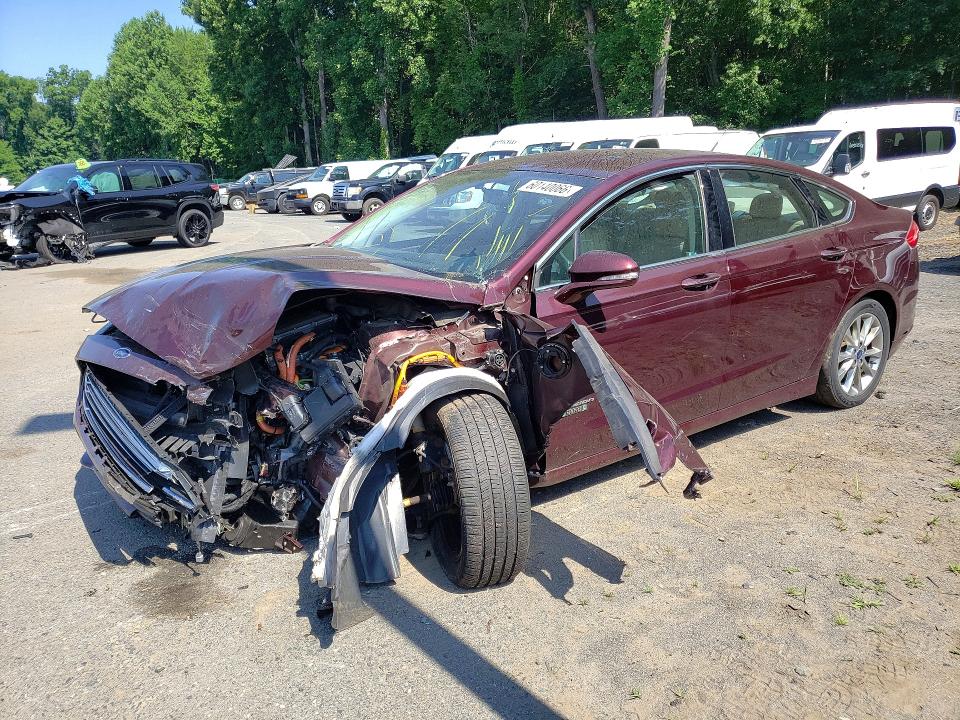 60140066 :رقم المزاد ، 3FA6P0PU0HR410183 vin ، 2017 Ford Fusion مزاد بيع