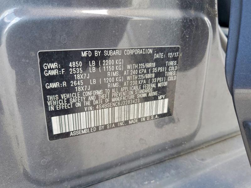 Aukcja sprzedaży 2018 Subaru Outback, vin: 4S4BSENC6J3283423, numer aukcji: 60635876