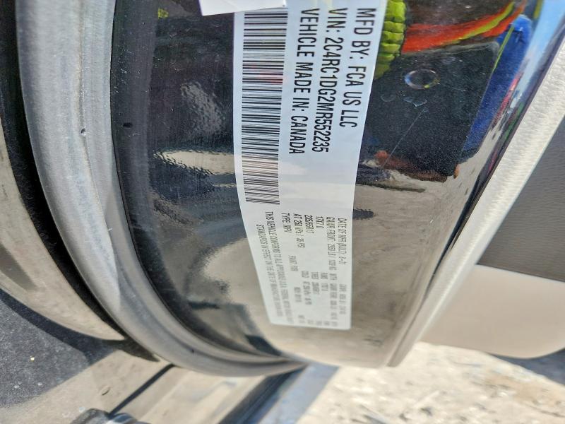 2021 Chrysler Voyager მანქანა იყიდება აუქციონზე, vin: 2C4RC1DG2MR552235, აუქციონის ნომერი: 60655726