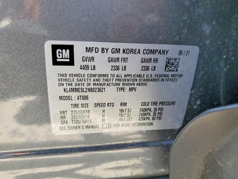 Aukcja sprzedaży 2022 Buick Encore Gx, vin: KL4MMESL2NB023621, numer aukcji: 62515656