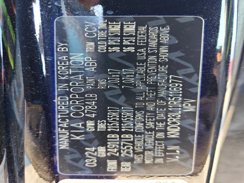 60779316 :رقم المزاد ، KNDCR3L11R5116977 vin ، 2024 Kia Niro مزاد بيع
