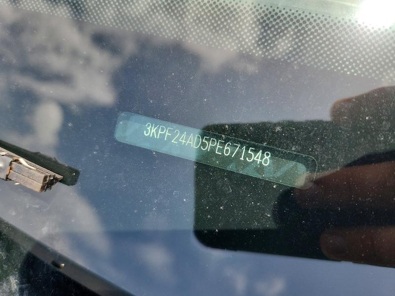 2023 Kia Forte მანქანა იყიდება აუქციონზე, vin: 3KPF24AD5PE671548, აუქციონის ნომერი: 61023666