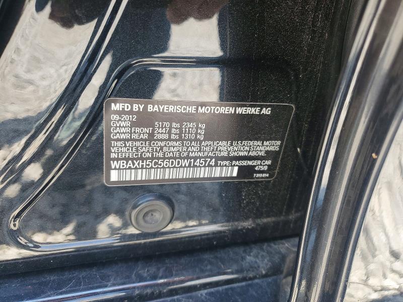 Продаж на аукціоні авто 2013 Bmw 528, vin: WBAXH5C56DDW14574, номер лоту: 60024726