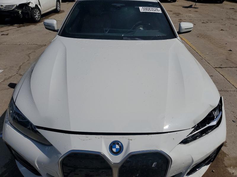 2022 Bmw I4 მანქანა იყიდება აუქციონზე, vin: WBY73AW05NFN16537, აუქციონის ნომერი: 59083526