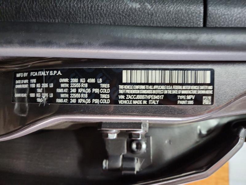 60873206 :رقم المزاد ، ZACCJBBB7HPE84517 vin ، 2017 Jeep Renegade مزاد بيع