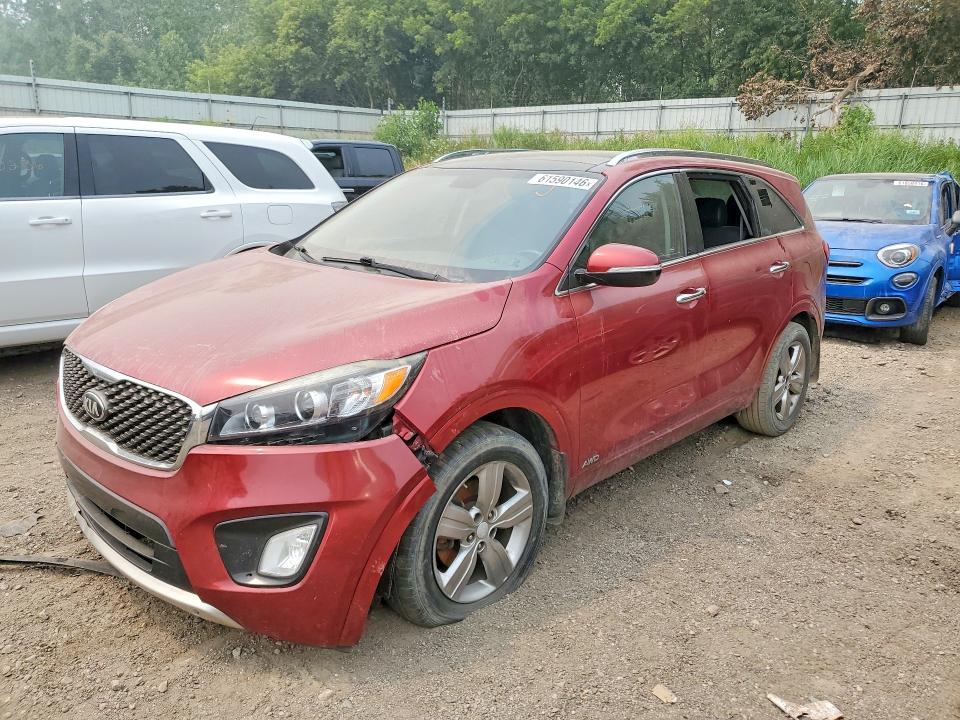 61590146 :رقم المزاد ، 5XYPKDA54GG096097 vin ، 2016 Kia Sorento مزاد بيع