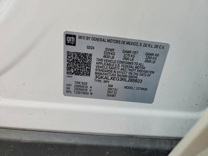 2024 Gmc Terrain მანქანა იყიდება აუქციონზე, vin: 3GKALXEG3RL285923, აუქციონის ნომერი: 61772196