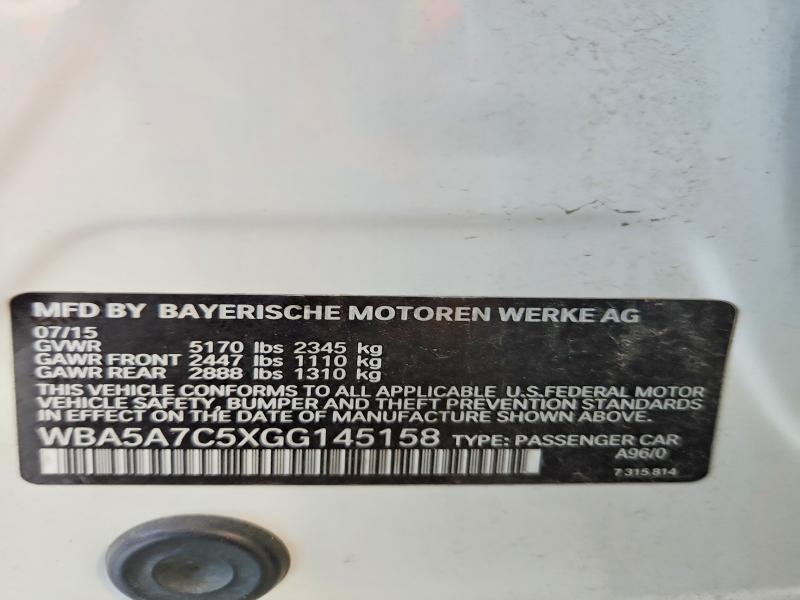 Продажа на аукционе авто 2016 Bmw 528, vin: WBA5A7C5XGG145158, номер лота: 61047746