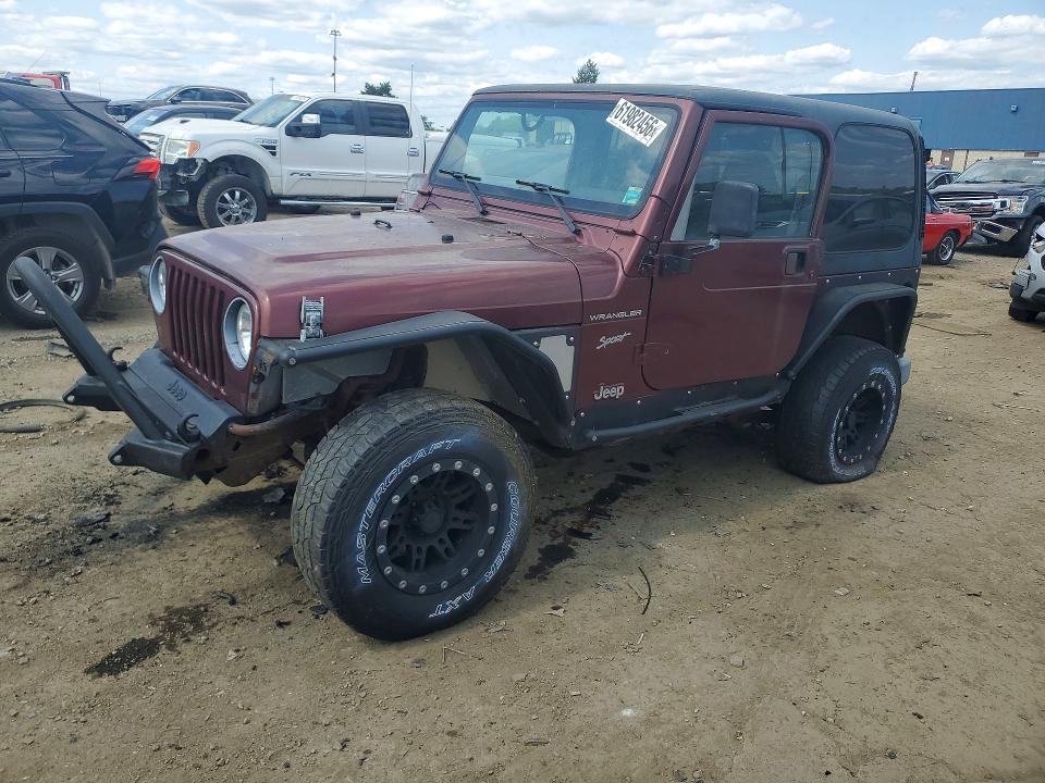Продаж на аукціоні авто 2002 Jeep Wrangler / Tj, vin: 1J4FA49S02P767418, номер лоту: 61982456