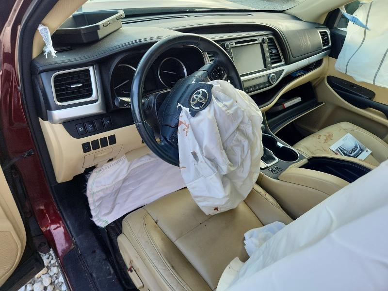 2017 Toyota Highlander მანქანა იყიდება აუქციონზე, vin: 5TDJZRFH2HS384822, აუქციონის ნომერი: 62872466