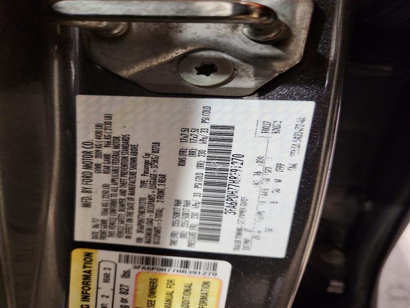 Продаж на аукціоні авто 2017 Ford Fusion, vin: 3FA6P0H77HR391270, номер лоту: 61072016