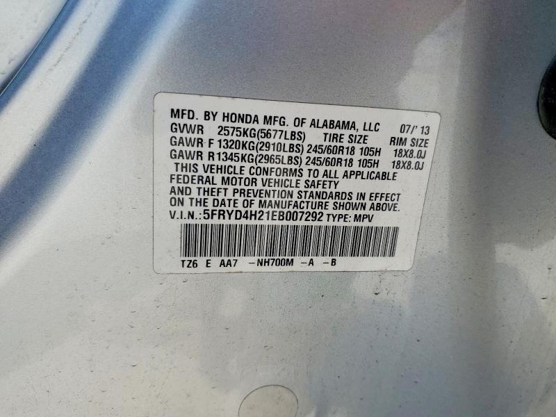 Aukcja sprzedaży 2014 Acura Mdx, vin: 5FRYD4H21EB007292, numer aukcji: 62247836