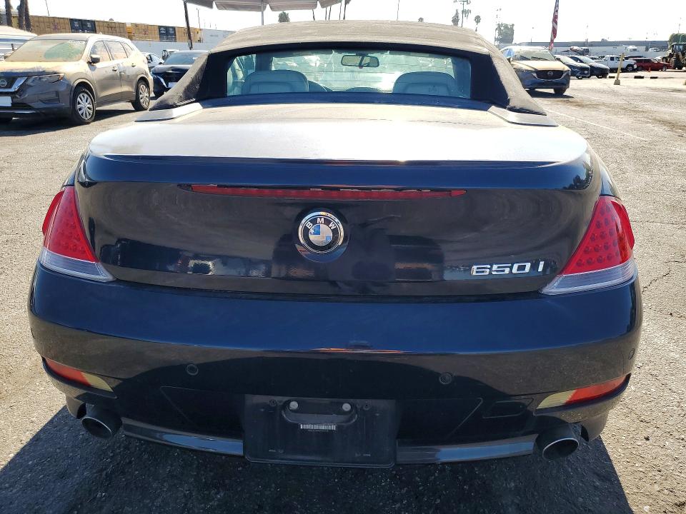 62877216 :رقم المزاد ، WBAEK13496CN76758 vin ، 2006 Bmw 650 مزاد بيع