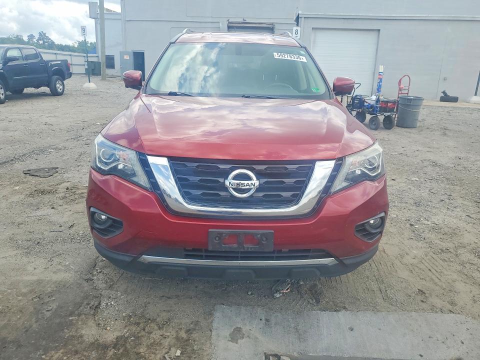 59278336 :رقم المزاد ، 5N1DR2MM0JC614137 vin ، 2018 Nissan Pathfinder مزاد بيع