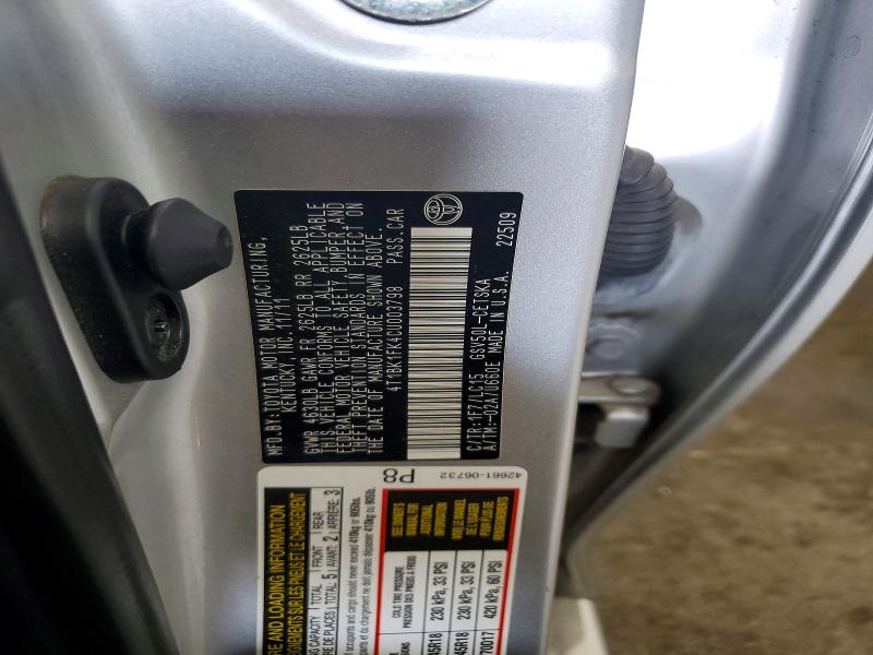 Aukcja sprzedaży 2012 Toyota Camry, vin: 4T1BK1FK4CU003798, numer aukcji: 62312446