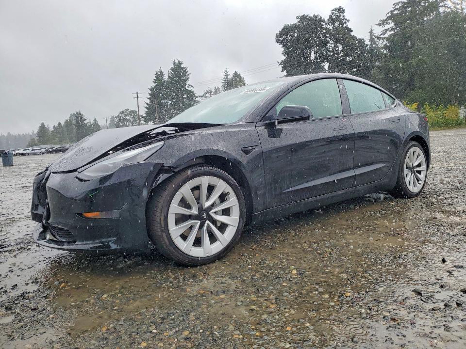 60546546 :رقم المزاد ، 5YJ3E1EA6NF186755 vin ، 2022 Tesla Model 3 مزاد بيع