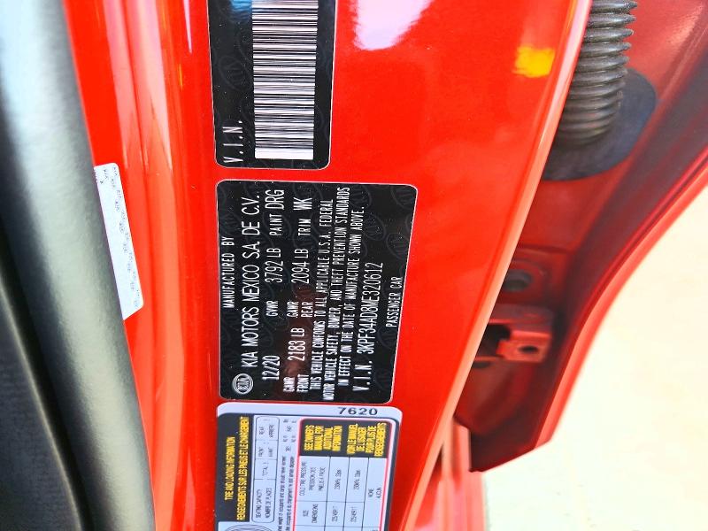 Aukcja sprzedaży 2021 Kia Forte, vin: 3KPF34AD8ME320612, numer aukcji: 59991906