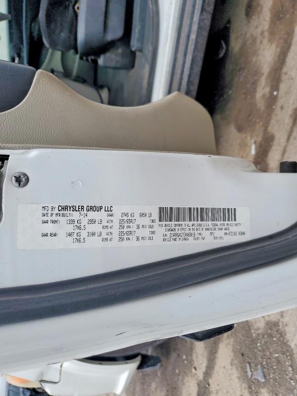 59786496 :رقم المزاد ، 2C4RRGAG7ER469018 vin ، 2014 Ram Tradesman مزاد بيع