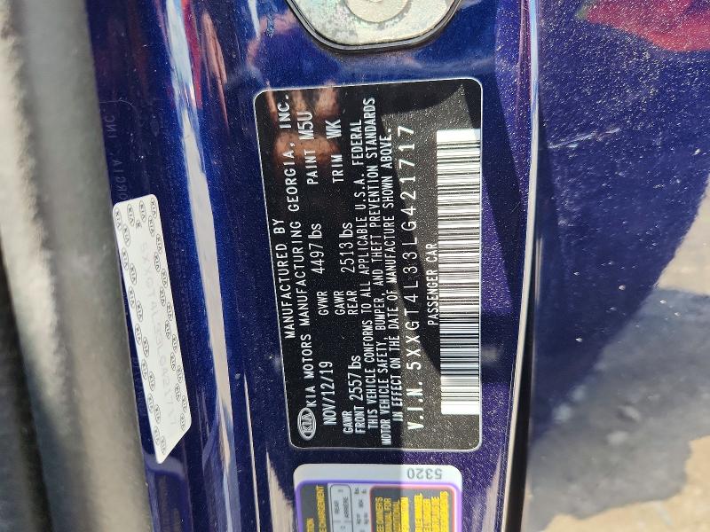 Продаж на аукціоні авто 2020 Kia Optima, vin: 5XXGT4L33LG421717, номер лоту: 59726586