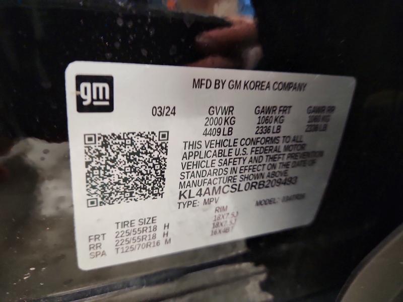 60617856 :رقم المزاد ، KL4AMCSL0RB209493 vin ، 2024 Buick Encore Gx مزاد بيع