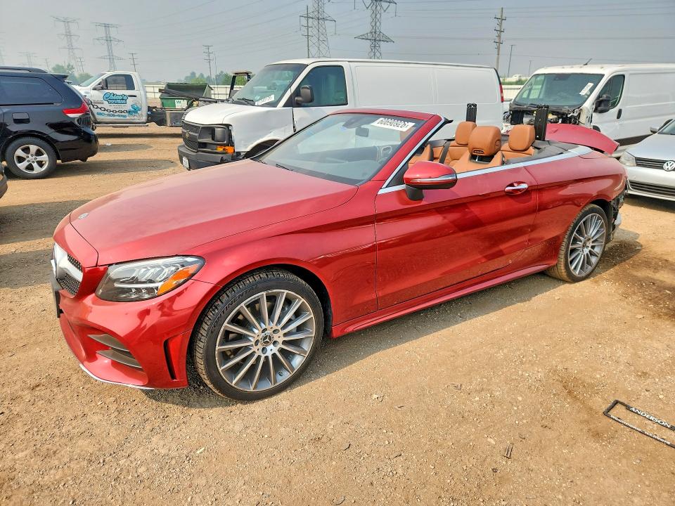 60690926 :رقم المزاد ، W1KWK8EB3MG070401 vin ، 2021 Mercedes-benz C مزاد بيع