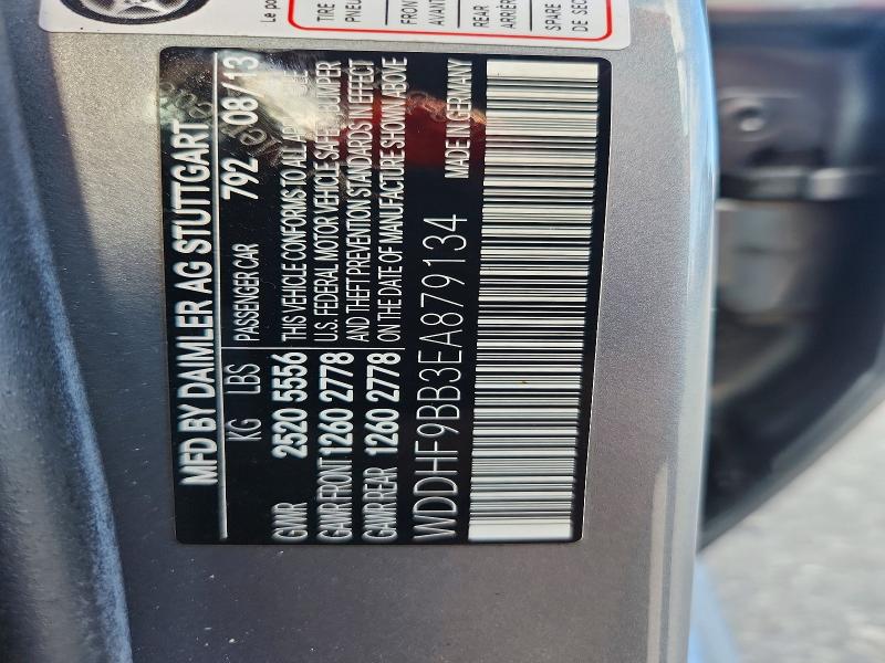 2014 Mercedes-benz E მანქანა იყიდება აუქციონზე, vin: WDDHF9BB3EA879134, აუქციონის ნომერი: 85604005
