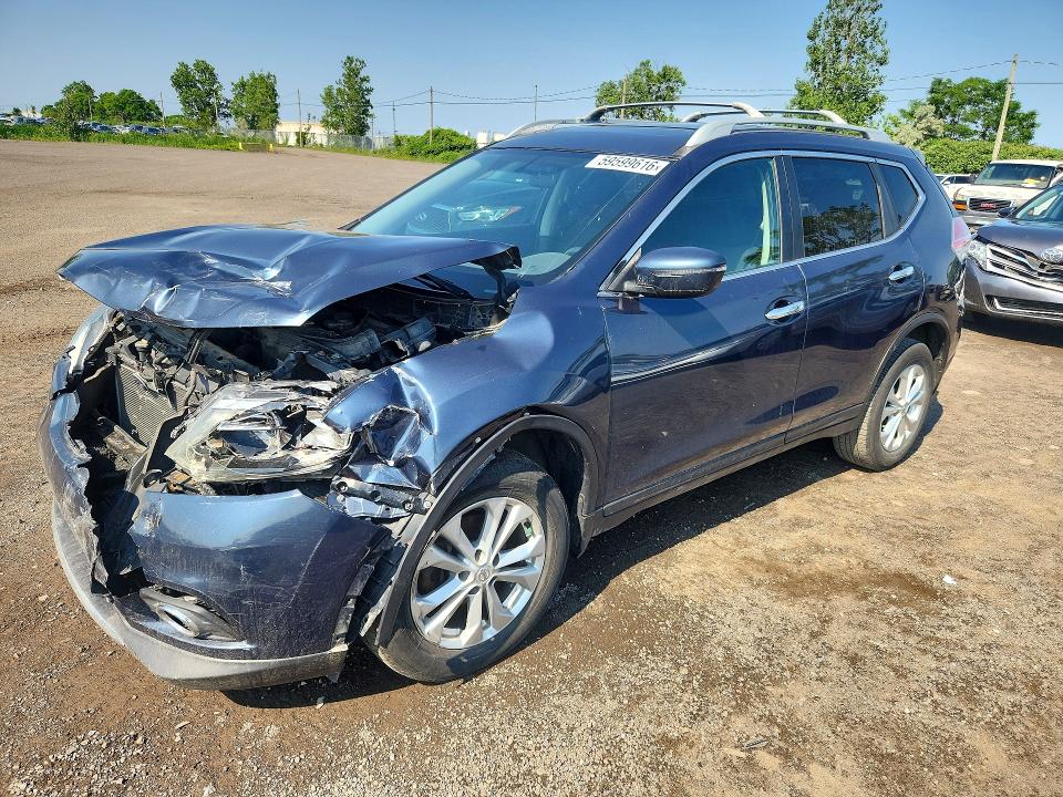 59599616 :رقم المزاد ، 5N1AT2MV9GC875403 vin ، 2016 Nissan Rogue مزاد بيع