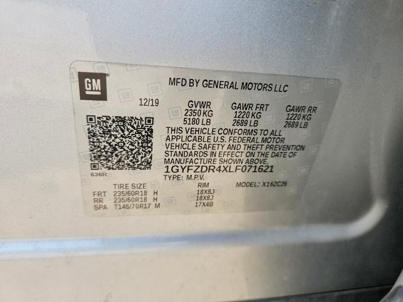 Продажа на аукционе авто 2020 Cadillac Xt4, vin: 1GYFZDR4XLF071621, номер лота: 59969186