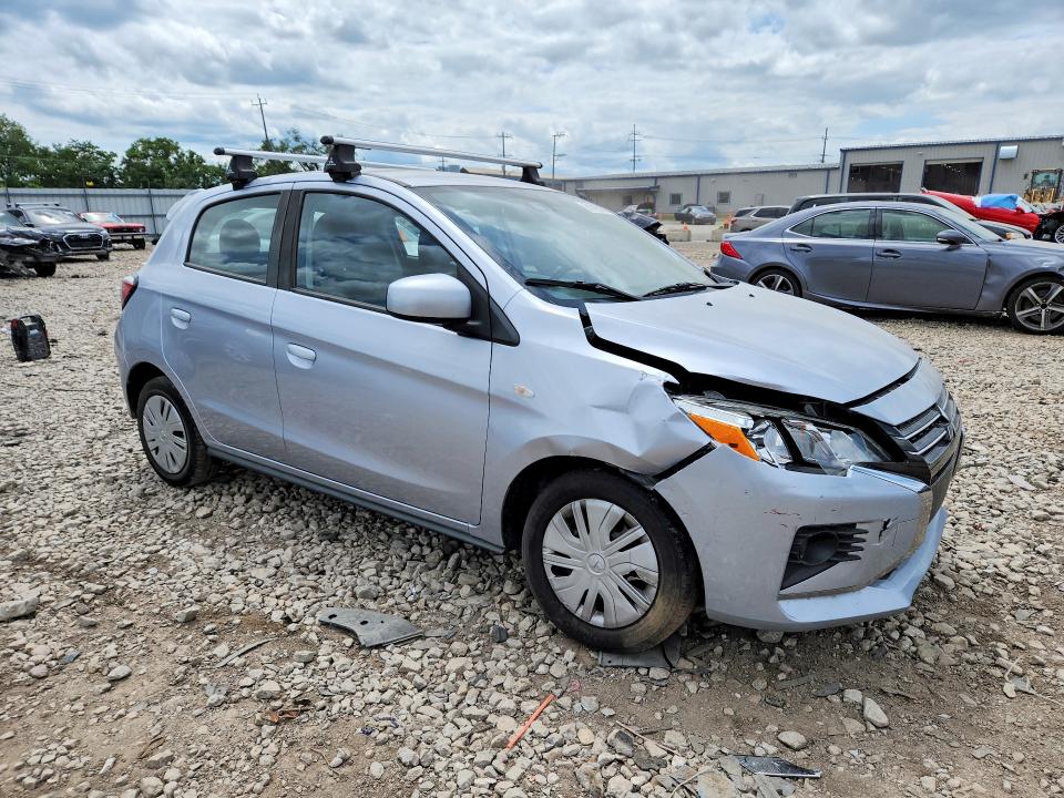 2021 Mitsubishi Mirage მანქანა იყიდება აუქციონზე, vin: ML32AUHJ1MH005650, აუქციონის ნომერი: 61420106