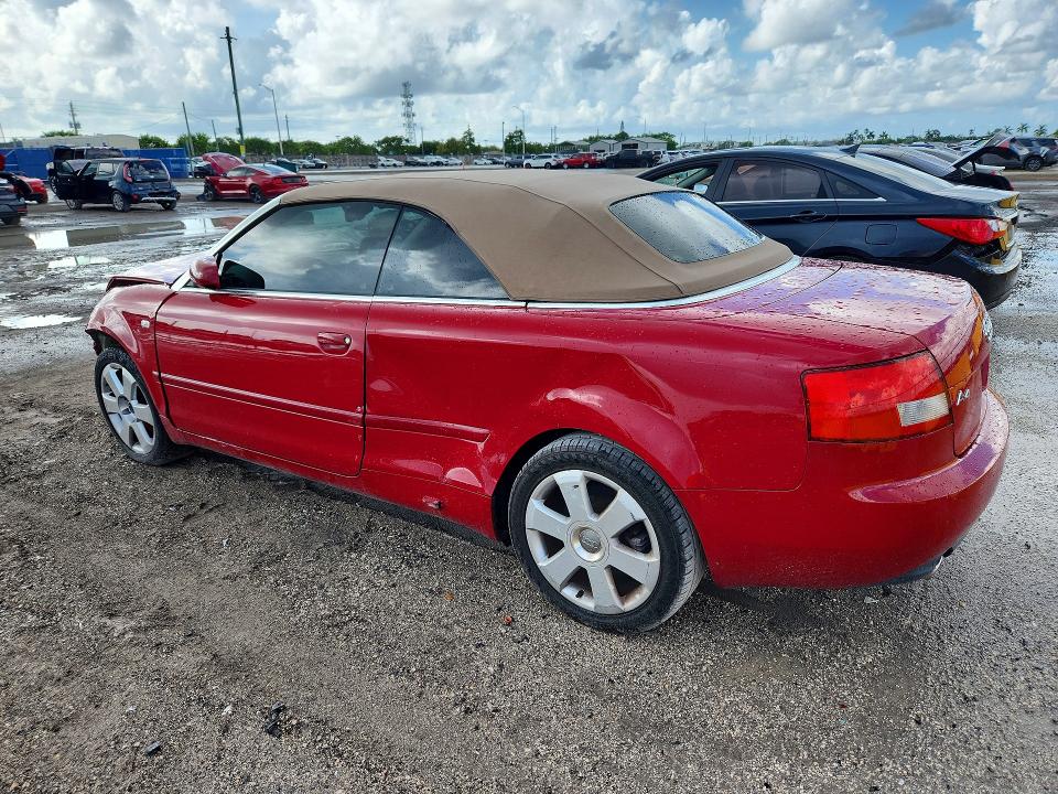 2004 Audi A4 მანქანა იყიდება აუქციონზე, vin: WAUAC48H94K015052, აუქციონის ნომერი: 62277166