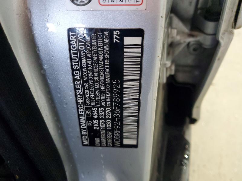 62050896 :رقم المزاد ، WDBRF92H36F789925 vin ، 2006 Mercedes-benz C مزاد بيع