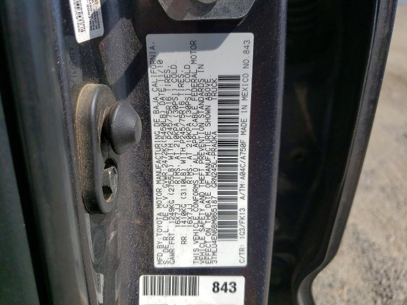60250366 :رقم المزاد ، 3TMLU4EN6BM065187 vin ، 2011 Toyota Tacoma مزاد بيع