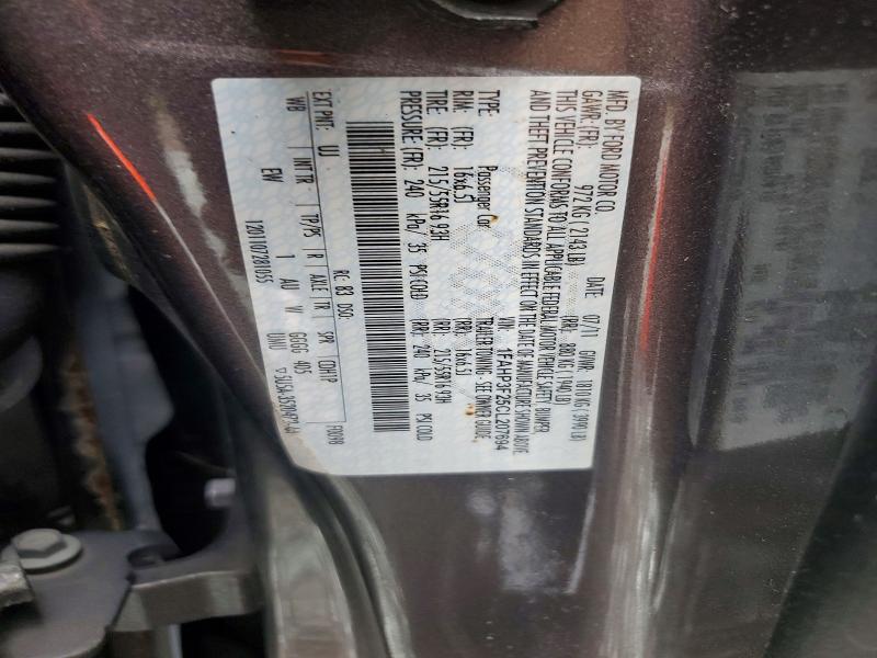 Продажа на аукционе авто 2012 Ford Focus, vin: 1FAHP3F25CL207694, номер лота: 62789386
