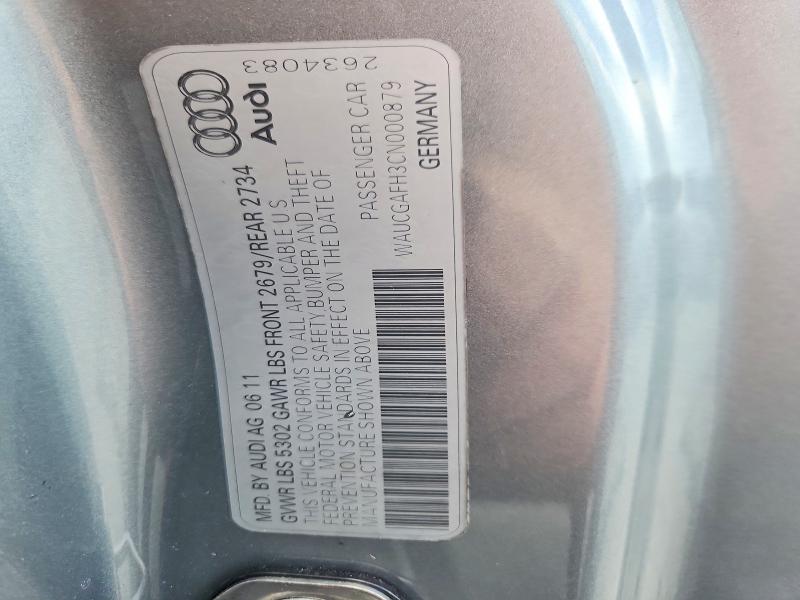 Продаж на аукціоні авто 2012 Audi S5, vin: WAUCGAFH3CN000879, номер лоту: 61492816