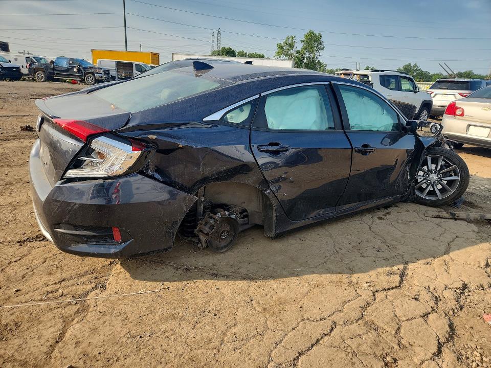 60891886 :رقم المزاد ، 19XFC1F32KE013559 vin ، 2019 Honda Civic مزاد بيع