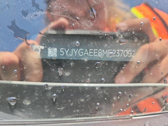 Aukcja sprzedaży 2021 Tesla Model Y, vin: 5YJYGAEE8MF237092, numer aukcji: 60707846