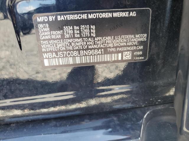 Aukcja sprzedaży 2020 Bmw M550xi, vin: WBAJS7C08LBN96841, numer aukcji: 59315786