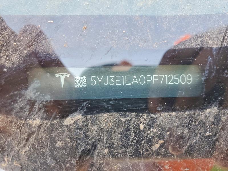 62988226 :رقم المزاد ، 5YJ3E1EA0PF712509 vin ، 2023 Tesla Model 3 مزاد بيع