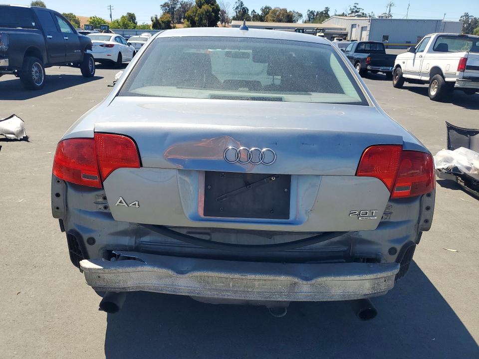 2007 Audi A4 მანქანა იყიდება აუქციონზე, vin: WAUDF78E27A060839, აუქციონის ნომერი: 62695296