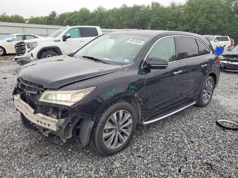 60199386 :رقم المزاد ، 5FRYD4H42GB043867 vin ، 2016 Acura Mdx مزاد بيع
