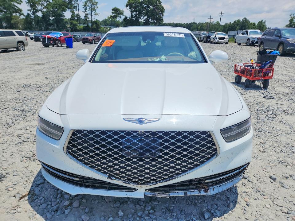 59313956 :رقم المزاد ، KMTF54PH2MU091013 vin ، 2021 Genesis G90 مزاد بيع