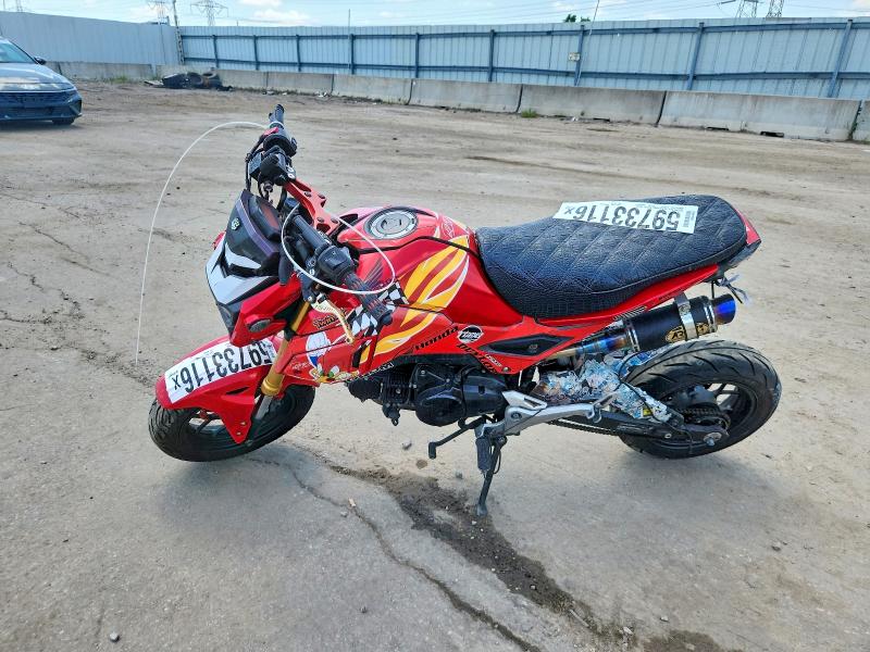 59733116 :رقم المزاد ، MLHJC7510J5007652 vin ، 2018 Honda Grom مزاد بيع