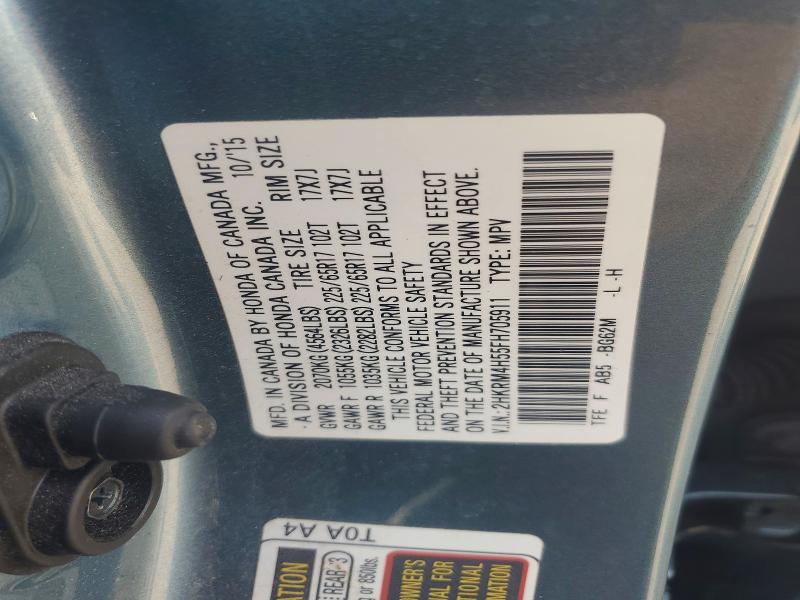 Aukcja sprzedaży 2015 Honda Cr-v, vin: 2HKRM4H55FH705911, numer aukcji: 62159046