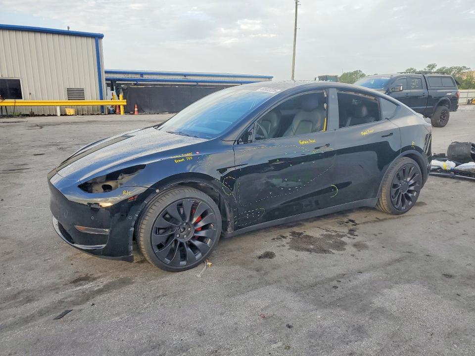 60933226 :رقم المزاد ، 5YJYGDEF7MF249034 vin ، 2021 Tesla Model Y مزاد بيع
