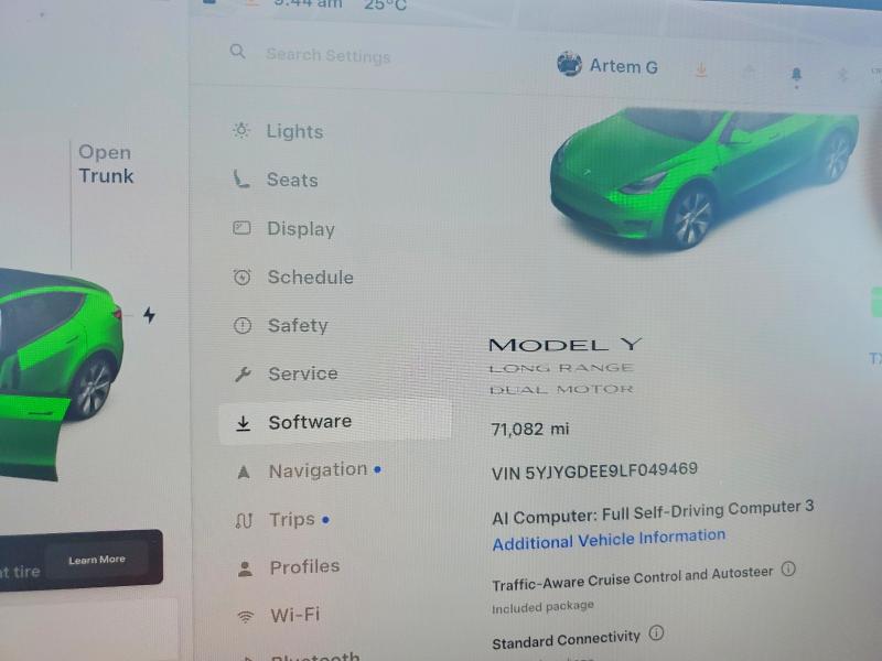 Aukcja sprzedaży 2020 Tesla Model Y, vin: 5YJYGDEE9LF049469, numer aukcji: 60602756