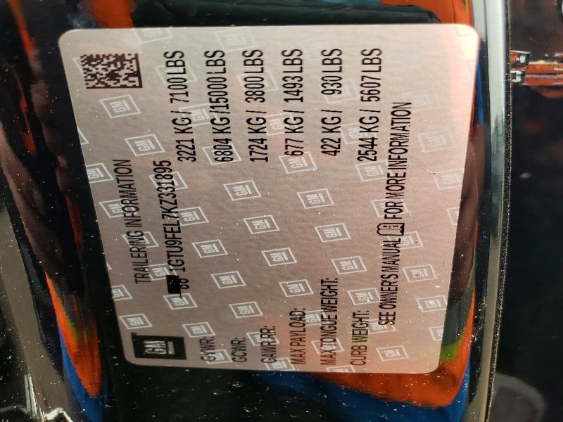 Aukcja sprzedaży 2019 Gmc Sierra, vin: 1GTU9FEL7KZ331895, numer aukcji: 61038326