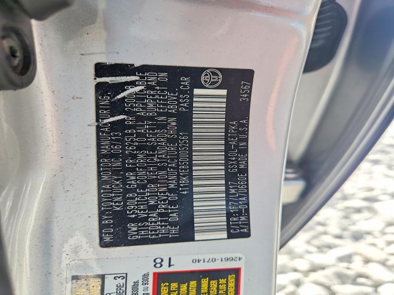 Продажа на аукционе авто 2013 Toyota Avalon, vin: 4T1BK1EB5DU052561, номер лота: 60199856