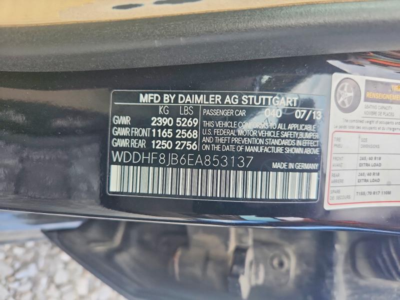 Продаж на аукціоні авто 2014 Mercedes-benz E, vin: WDDHF8JB6EA853137, номер лоту: 60894506
